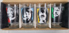 The Beatles Collector's Series Pint Glass Set 4-Pack . No chips or cracks , tear to box - 2