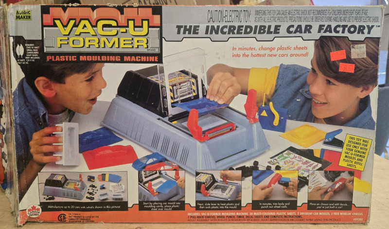 As New | Magic Maker Vac-U Former * Has A Slight Cigarette Scent * The Incredible Car Factory