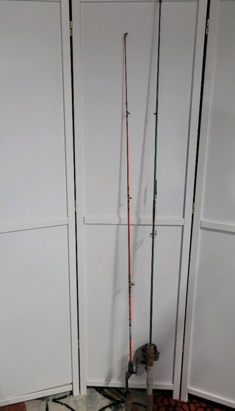 Two (2) Fishing Rods & One (1) Daiwa 7300a Fishing Reel