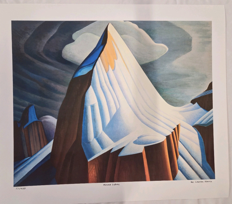 Print of "Mount Lefroy" By Lauren Harris | Measures 20" x 24" | 53/950