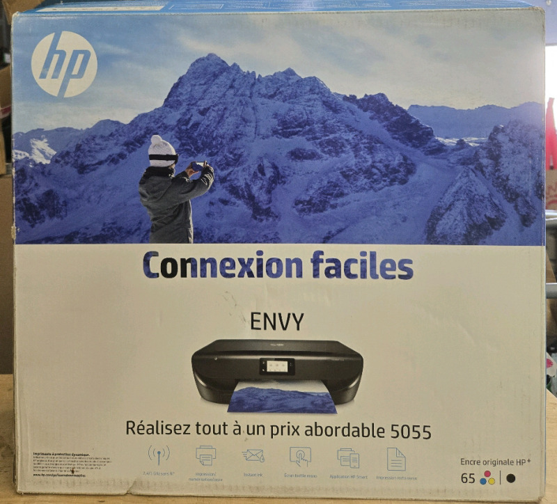 As New | HP Envy 5000 All-In-One Series | Wireless, Print, Scan, Copy * Has A Slight Cigarette Scent *