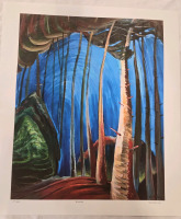 Print of "Blue Sky" By Emily Carr | Measures 24" x 21" | 67/950
