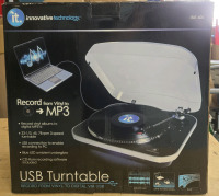 As New | IT USB Turntable * Has A Slight Cigarette Scent * Model# ITUT-400