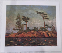 Print of "Island, Split Rock Group, Georgian Bay 1914 By Tom Thomson | Measures 24" x 21" | 7/950