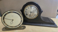 2 | Vinatge Table Clocks | Measures 8" x 2" x 7" - 20" x 5" x 10"