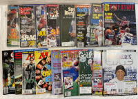 17 assorted soft cover magazines. Includes Sports Illustrated , Golf Digest, Mad, GTM, SMR