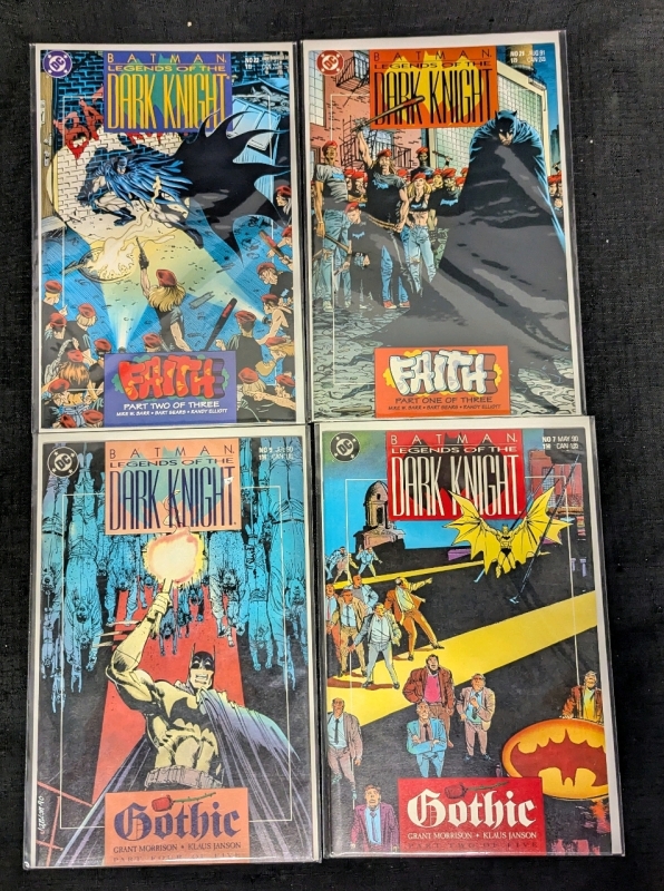 4 Vintage DC Batman Dark Knight Comics. All Bagged and Boarded.