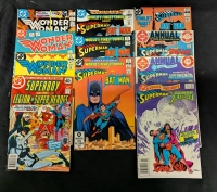 11 DC Comics, Includes Wonder woman and Other Team Up Comics.