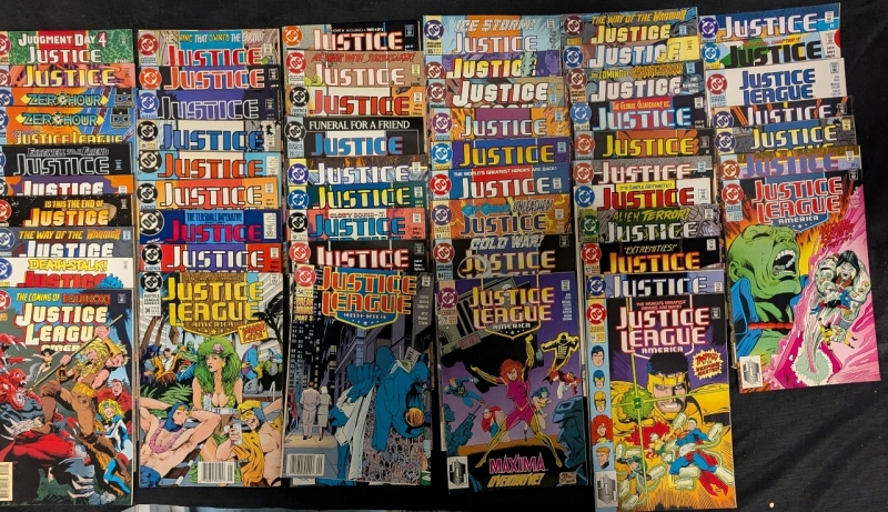 50+ Vintage DC Justice League America Comics.