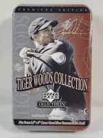 2001 Upper Deck Tiger Woods Collection . 25 Tiger Woods Trading Card Set & Tin . Factory Sealed