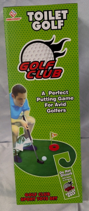 New Goodly Sports Toilet Golf - Perfect Putting Game For Avid Golfers.