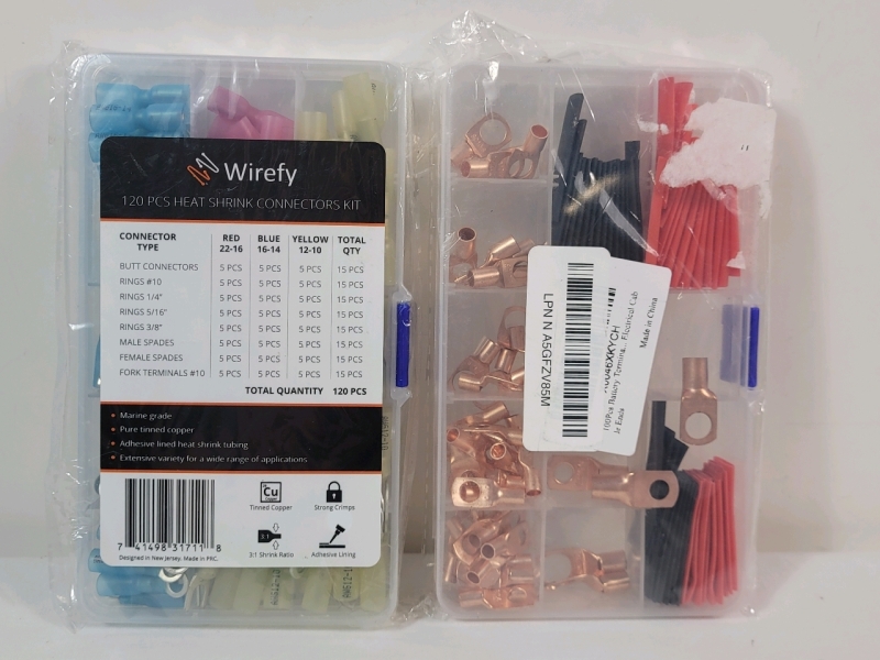 2-Packs New Heat Shrink Connector Kits .