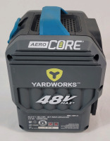 Yardworks Aero Core 48V Max. Lithium ION Rechargeable Battery . No Charger , Untested