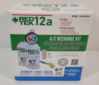 New - Red Tek 12a Automotive A/C ReCharge Kit . Part #300