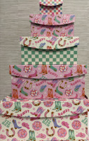 5 New Decorative Shoe boxes| 16" Largest measures