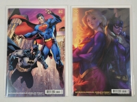Batman / Superman : World's Finest #1 Variant Covers , May 2022 . Batman / Superman Variant Cover & Supergirl / Batgirl Variant Cover . Both Bagged & Boarded .