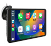 New - CarPlay 7" Pocrtable Wireless Car Stereo w/Back-Up Camera . Android / iOS & Screen Mirroring Auto . 7" Full HD Touch Screen - 4