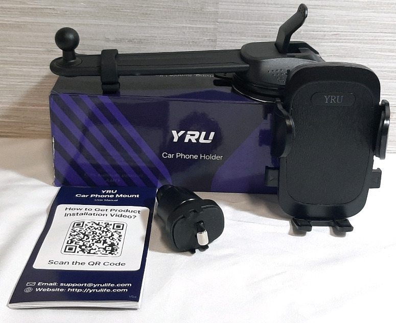 As New Yru Car Phone Holder | Holder Piece Measures 5" Tall, 3" Wide