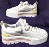 New PUMA Ladies MAYZE LTH Platform Sneakers: White, Lotus (Size 7) - 2