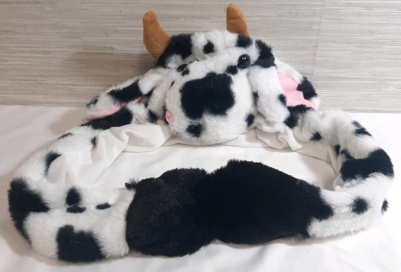 New Cow Fuzzy Handle Hat
