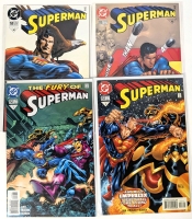 4 Vintage 1999-00 DC Comics SUPERMAN Direct Sale Issues : #150, #151, #152, #153