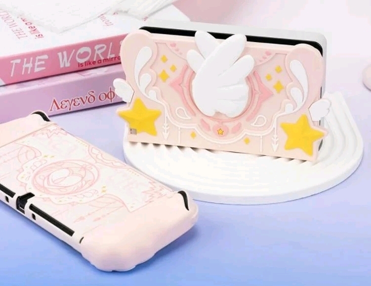New GeekShare Star Wing / Card Captor Sakura Nintendo Switch OLED & Nintendo Switch OLED Dock Protective Case & Shell