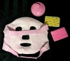 New Pink Self-Care : Satin Hair Bonnet, Reusable Cooling Gel Bead Face Mask, Spray Bottle Hair Dye Application Bottle, Scalp Massager, Tongue Scraper & 4pc Pink & White Suction Pads for Cars / RVs - 2