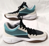 New PUMA Adults Court Rider Summer Days Basketball Shoes; Ebony, Elektro Aqua (Size 7.5) - 2