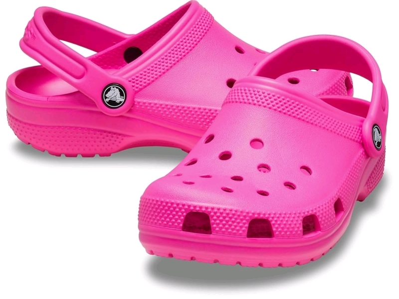 New Size C9 Toddlers CROCS Classic Clogs: Electric Pink