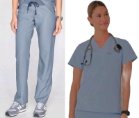 New Size Small/MED Petite Women's FIGS : Catarina One-Pocket Scrub Top & Livingston Scrub Pants - Retails Over $130!