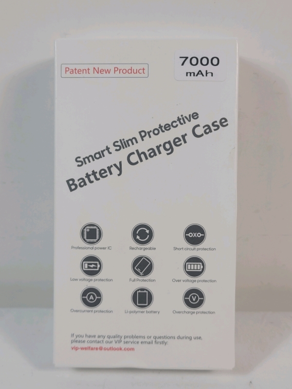 New - iPhone 13 / iPhone 13Pro Smart Slim Protective Battery Charger Case , 7000mAh