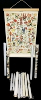 13 New Assorted Posters & Fabric-Style Tapestry Prints - Flowers, Butterflies, Mushrooms + More, Up to 19.7" &times; 27.6"