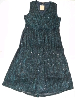 New Size 14-16 Women's BLOOMCHIC Slinky Shimmery Sleeveless Lined Maxi Dress