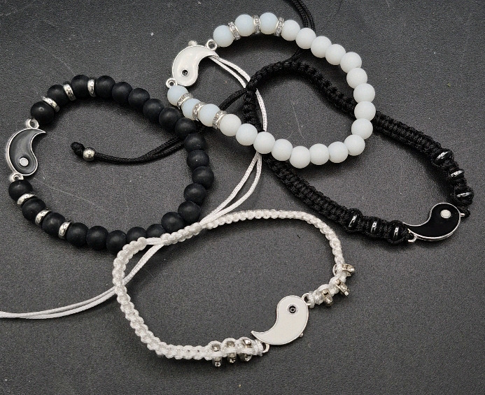 4 New Ying Yang Bracelets