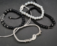 4 New Ying Yang Bracelets