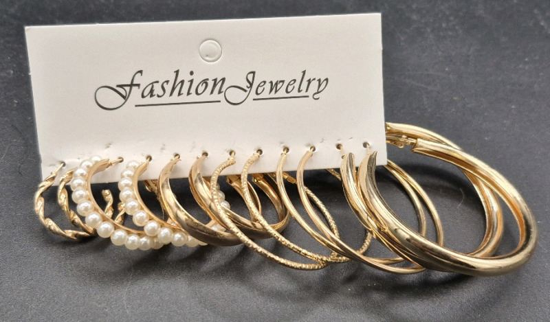 6 New Hoop Earrings in a Variety of Styles and Sizes