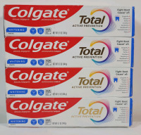 4 New Colgate Total Whitening Toothpaste , 5.5oz. Each . Expires Feb/2027