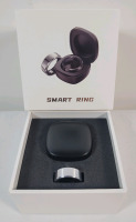 New - Ayataha Smart Ring w/Air Gesture Control, Health Tracker, 7-Day Battery, IPX8 Waterproof, Heart Rate & Sleep Monitor - Stylish Fitness Ring for Men & Women, Compatible with iOS/Android, Size 8, Silver