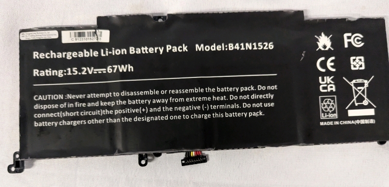 As New HXPKH Laptop Battery. Model C41N1531 for Asus ROG Strix.