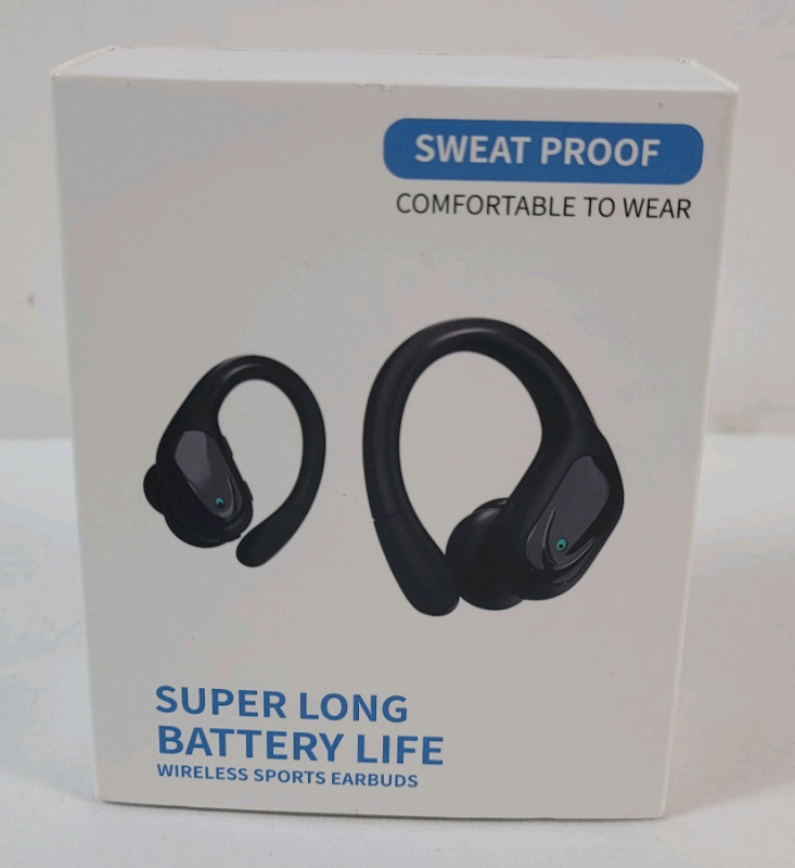 New - BX17 Wireless Bluetooth Sports Earbuds . Sweat Proof , Long Lasting Battery . Android & iOS Compatible