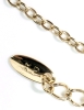 New 18K Gold Plated Simulated Diamond Cluster Necklace on Adjustable Chain 16" - 18" Long - 4
