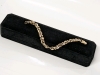 New 18K Gold Plated 8.0mm Crescent Bracelet - Adjustable 7" - 8" Long - 2