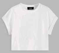 New Size 3XL Women's CIDER LA Round Neckline Solid Short Sleeve Top