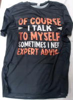 New Men's "Expert Advice" Large T-Shirt
