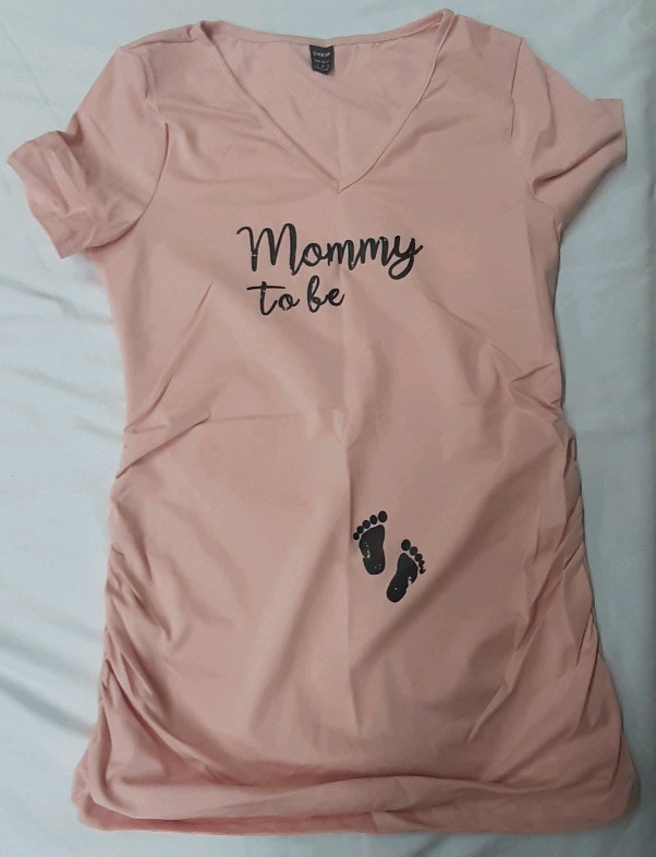 New Women's Shein "Mommy To Be" S Size Shirt