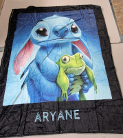 New Fleece Stitch Blanket - Aryane 39.5" by 51"