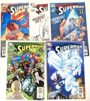 5 2006 DC Comics SUPERMAN Direct Sale Very Popular Run Issues : #650, #651 + #651 Variant Cover, #652, #653, All Bagged & Boarded