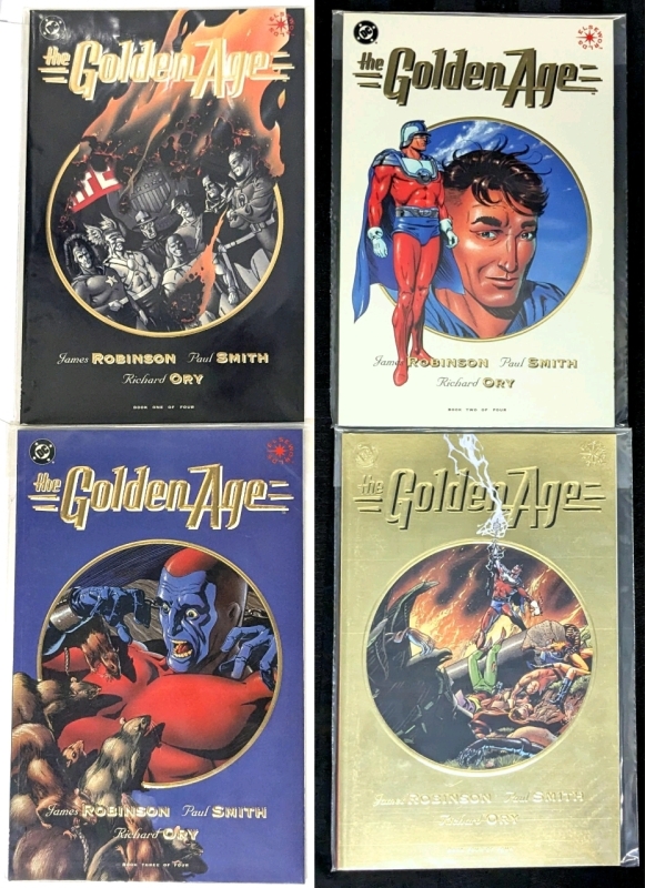 4 DC Comics Golden Age Direct Sale Books 1 - 4 Very Popular Run - All Bagged