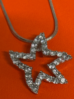 Vitage Sterling Silver FNA Italy Chain with SJ 925 Heart Pendant see description for sizes