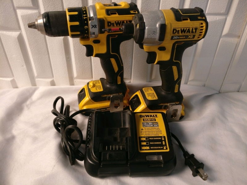 DeWalt 1/2" Drill Driver & 1/4" Impact Driver - Brushless